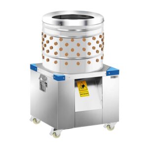 Plumeuse à Volaille Professionnelle Inox – Tambour Ø50 cm – 1500 W