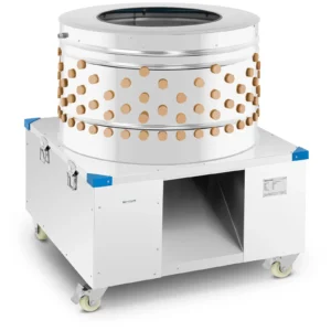 Plumeuse à Volaille Haut Débit – 2200 W – 900 kg/h (Grosses Volailles & Dindes)